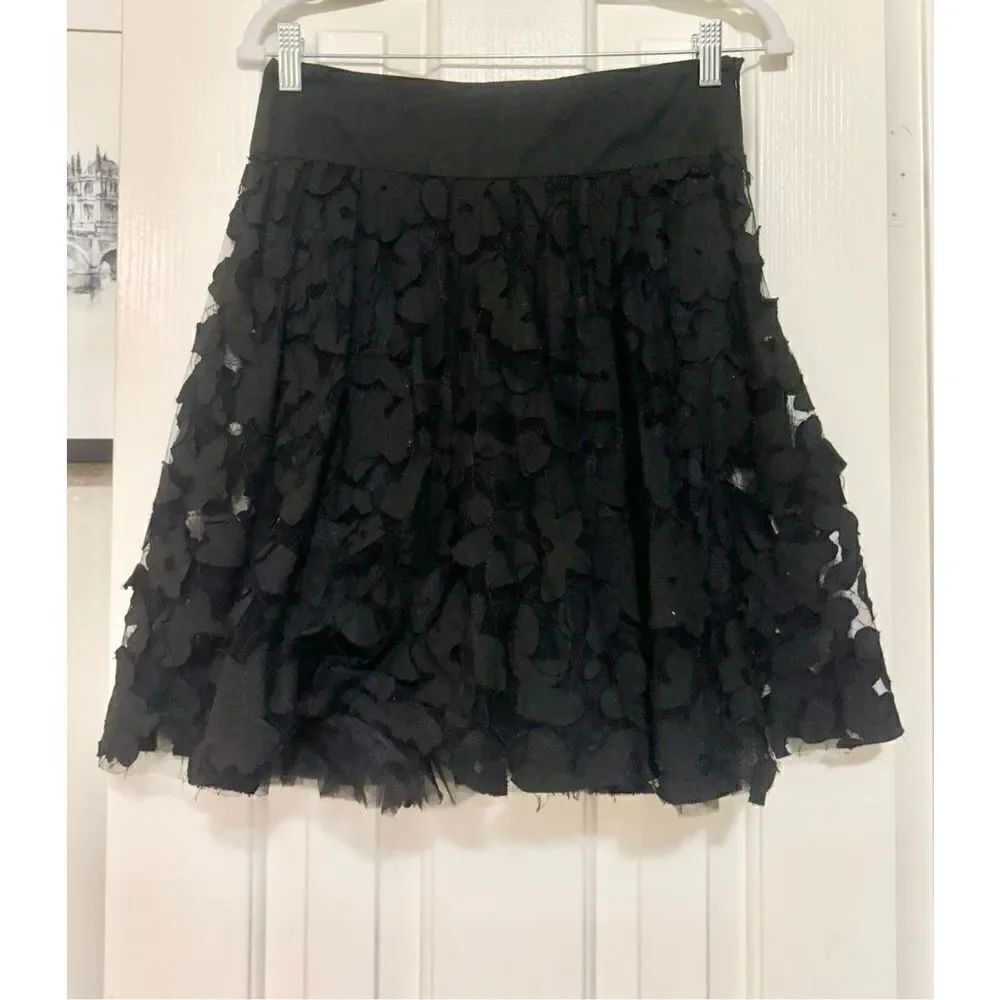 Black a line puffy skirt - forever 21 - Y2K